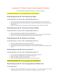 assignment 12: climate change group