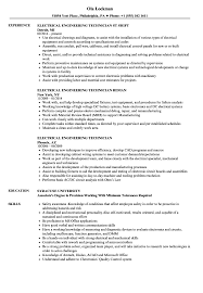 Then customize them for each job description. Electrical Engineering Technician Resume Samples Velvet Jobs
