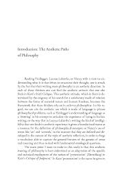 This work has been submitted by a student. Start Reading The Aesthetic Paths Of Philosophy Alison Ross