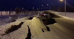 Penney building, 5th avenue and downing street, anchorage, alaska, partly collapsed by the march 28, 1964 earthquake. Alaska Earthquake And Aftershocks Cbs News