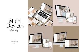 Multi Device Mockup In 2020 Mockup Minimalist Web Design Website Mockup