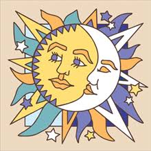 Hand Glazed Decorative Art Tile Http Www Handnhanddesigns Com Products 6x6 Tile Sunmoon Face 4305a Aspx Sol Luna Dibujos Piedras Pintadas A Mano