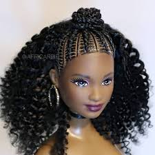 Gorgeous Black Dolls With Styled Natural Hair And Braids We Love This Idea So Much Because Representation Ma Barbie Hair Natural Hair Doll Natural Hair Styles