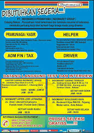 Lowongan sopir pt indomarco purwakarta. Pt Indomarco Prismatama Like Share Info Lowongan Kerja Facebook