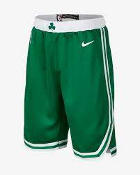 Nike boston celtics shorts black. Boston Celtics Nike Icon Edition Swingman Nba Shorts Fur Altere Kinder Nike Be