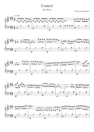 Audio, video, testo e traduzione del singolo d'esordio. Control Zoe Wees Sheet Music For Piano Solo Musescore Com