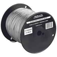 So in my experience, electric fencing is much cheaper. Mazel Co 14 Gauge Electric Fence Wire 8171414 Blain S Farm Fleet