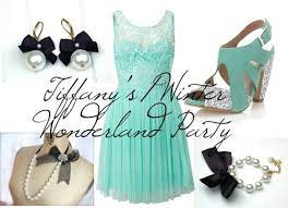 Birthday Outfit Idea For A Tiffany S Winter Wonderland Themed Party Birthday Tiffanys Turquois Winter Party Outfit Birthday Party Outfits Birthday Outfit
