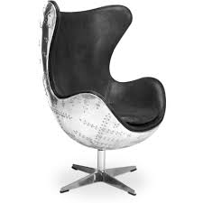 The dimensions of a reproduction chair may also be a bit off. Buy Egg Chair Aviator Armchair Premium Leather Black 25628 In The Europe Privatefloor