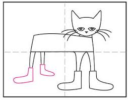 Savesave pete the cat roll and color for later. Draw Pete The Cat Art Projects For Kids