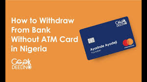 Purchase method for kenya is coming soon. How To Withdraw From Bank Without Atm Card In Nigeria Youtube