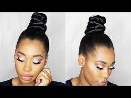 How To Ninja Top Knot Bun With Braiding Hair Step By Step Chimerenicole Top Knot Hairstyles Top Knot Bun Braided Bun Hairstyles