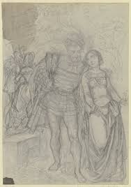 Sie zeigt, dass sie ihn auch verlangt und begehrt aber das sie keinen ort haben wo sie sich treffen können. Faust Und Gretchen In Marthens Garten Digital Collection