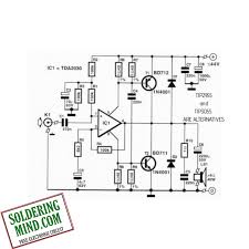 A circuit diagram (electrical diagram, elementary diagram, electronic schematic) is a graphical representation of an electrical circuit. Tda2030 With Transistor Amplifier Circuit Soldering Mind