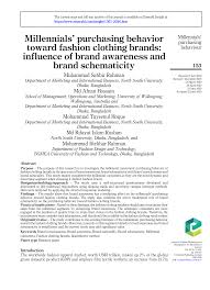 A dingy kitchen gets a bright, white makeover 14 photos. Https Www Emerald Com Insight Content Doi 10 1108 Jfmm 07 2019 0137 Full Pdf Title Millennials Purchasing Behavior Toward Fashion Clothing Brands Influence Of Brand Awareness And Brand Schematicity