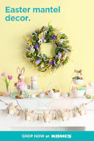Find Easter Decor At Kohl S Easter Bunny Wreath Easter Crafts Vintage Easter Cards