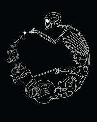 Pin By Maggie Austin On Skull Circle Of Life Art Line Art