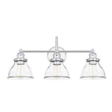 Montpelier Clear Glass Vanity Light 3 Light Bathroom Vanity Lighting Vanity Lighting Capital Lighting Fixture