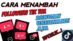 Jika kalian di minta untuk memberikan password dan username, sobat harus menolaknya, itu jelas bisa. Cara Menambah Followers Tik Tok Dengan Username Saja Youtube