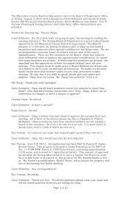 Page 1 of 10 The Muscatine County Board of Adjustment met in the Board of  Supervisors Office