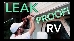 Resealing The Rv Exterior Using A Solvent Based Caulk