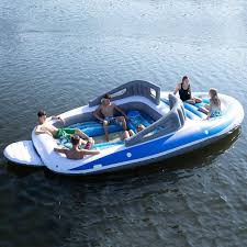 In this situation, as with so many things in life, the answer is duct tape. You Can Get A 20 Foot Inflatable Speedboat Float On Amazon