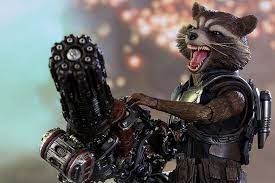Check spelling or type a new query. Hot Toys Rocket Raccoon Brings A Big Smile And A Bigger Gun To The Party