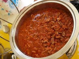 Bistec En Salsa Roja De Jitomate Guiso De Bistec Con Chorizo Y Salsa Roja Comida Salsa Roja Bistec