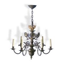 Details Zu Antiker Kronleuchter 19 Jhdt Luster Messing Polenluster Doppelkopf Adler