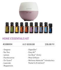 Home Essentials Kit Doterra Doterra Kits Petal Diffuser