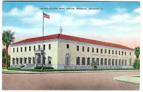 Sale Phoenix Arizona Postoffice Postal Vintage Linen Postcard Evt Etsyvintageteam Government Municipal Building With Images Postcard Post Office Old Postcards