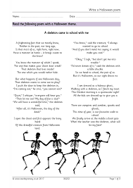 Write A Halloween Poem