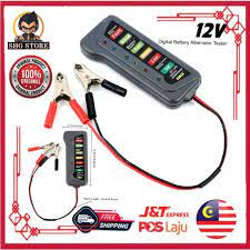 Sebab dia tau bawak kereta. Forsale Alat Test Bateri Alat Cek Bateri 12v Digital Battery Alternator Tester 6 Led Lights For Cars Motorcycle Shopee Malaysia