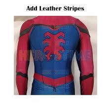 Following the events of captain america: Spider Man Homecoming Costume Movie Trailer Version New Spiderman Cosplay Suit