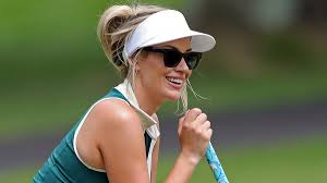 Paige Spiranac's swing is so hot it gets flagged as she hits the course in country club approved attire