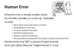 Image result for Experimental Error