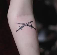 We did not find results for: Two Crossed Swords Tattoo On The Forearm Done By Kristian Kriistian Sword Tattoo Tattoos Stylish Tattoo