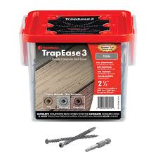 We did not find results for: 2 1 2 Fastenmaster Trapease 3 Screws Pebble Grey 100 Sq Ft Schillings