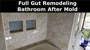Diy Bathroom Remodel After Mold New Shower Tiles Tub Vanity Toilet Shower Tile Bathroom Renovation Diy Diy Bathroom Reno