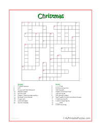 If you're looking for free jigsaw puzzles to play, look no further than these five websites. Christmas Crossword Puzzle Intermediate My Printable Puzzles