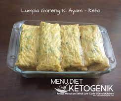 Resep Membuat Lumpia Isi Daging Ayam Keto Resep Keto Diet Ketogenik Makanan Diet