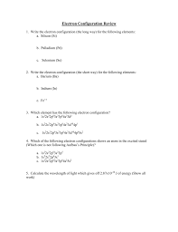 Best electron configuration worksheet answers lovely electron from electron configuration subshells chemistry pinterest from electron configuration worksheet answers , source: Electron Configuration Review