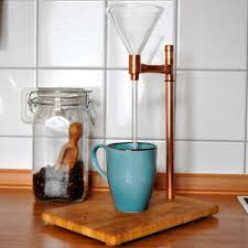 Pour Over Kaffeebereiter Aus Kupferrohr Retro Design Etsy Kupferrohr Kaffeebereiter Kaffeemaschine