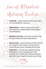 It is the law of attraction that uses the power of the. Law Of Attraction Morning Routine Emma Mumford Law Of Attraction Manifestation Law Of Attraction Gratitude Affirmations