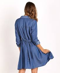 splendid shirt dress medium wash