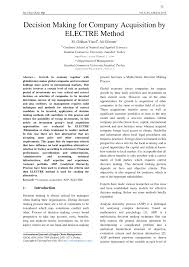Bayanlara özel aile havuzu, çocuklar için eğlenceli kaydıraklı. Pdf Decision Making For Company Acquisition By Electre Method