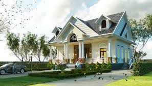 Biệt thự vườn mái thái 15x15,4m2