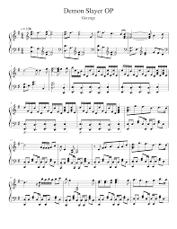 Check spelling or type a new query. Demon Slayer Op Gurenge Sheet Music For Piano Solo Musescore Com