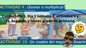 Cuadernillo proyectomultigradopararepasoenvacaciones 5to,grado / 5 material educativo. Cuadernillo 5 Dia 1 Semana 3 Actividad 1 Y 2 Segundo Y Tercer Grado De Primaria Youtube