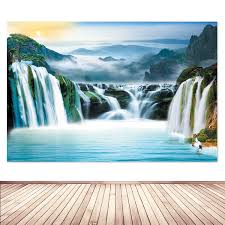 Gambar pemandangan air terjun dari beragam bentuk dan warnai berikut ini akan membawa kita berimajinasi. Air Terjun Alp Ino Cartaz Semula Jadi Pemandangan Bertuah Hasilkan Kekayaan Air Bilik Buku Pejat Lukisan Landskap Ak Shopee Brasil